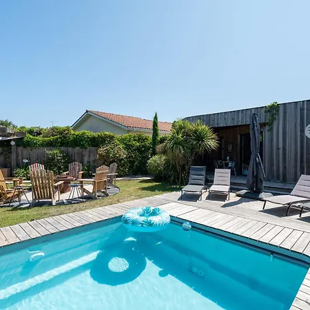 Maison Familiale Style Loft à - 10 Personnes, Piscin - Fr-1-319-563 Villa Biscarrosse
