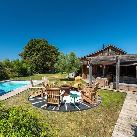 Maison Familiale Style Loft A - 10 Personnes, Piscin - Fr-1-319-563 * Biscarrosse