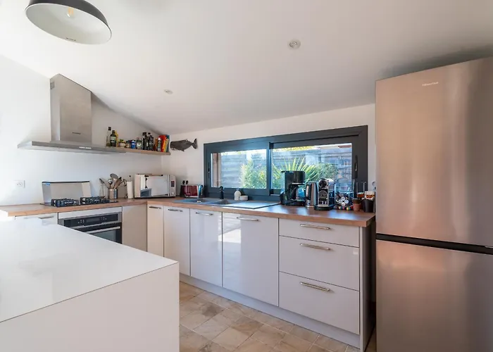 Maison Familiale Style Loft A - 10 Personnes, Piscin - Fr-1-319-563 Villa Biscarrosse